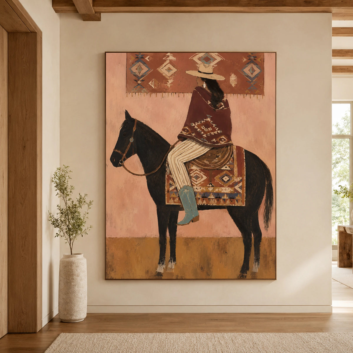 Modern Folk Art｜Desert Cowgirl