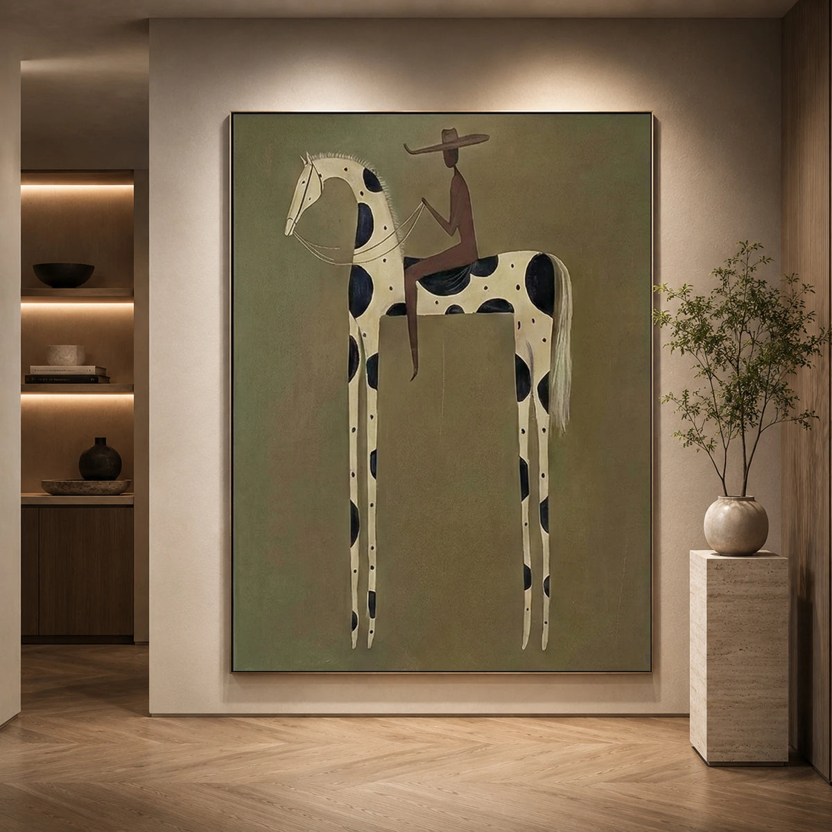 Vintage Americana Art｜Silent Rider