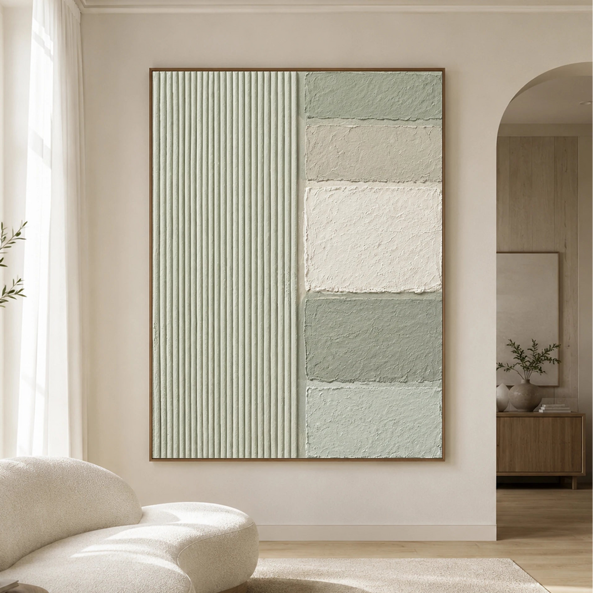 Textured & Impasto Art｜Sage Structure