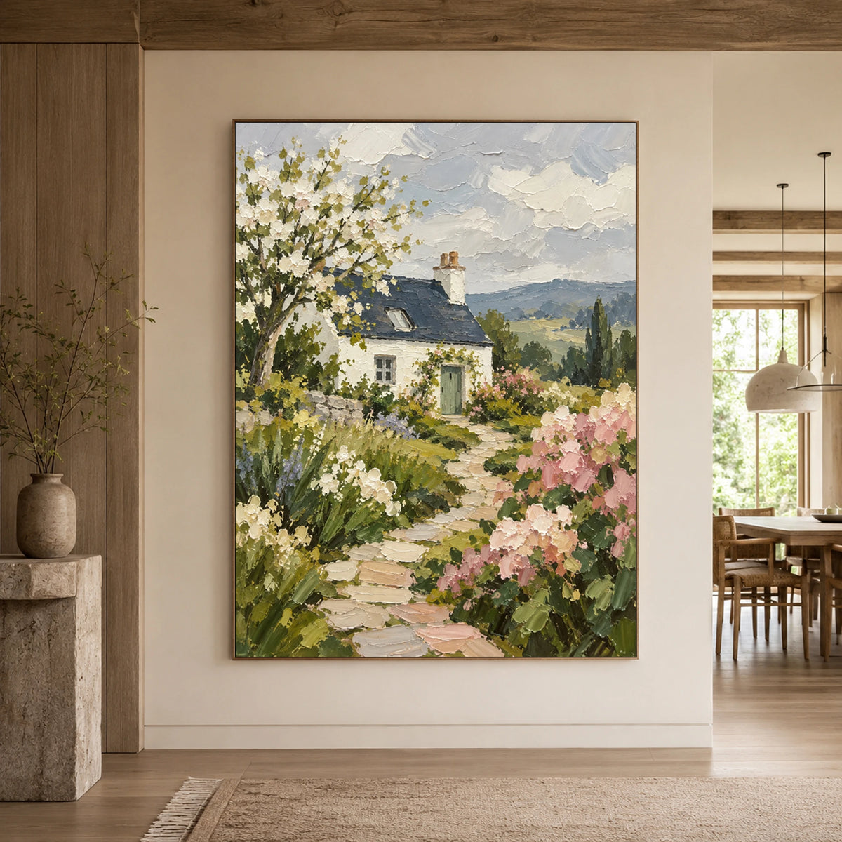 Textured & Impasto Art｜The Garden Hideaway