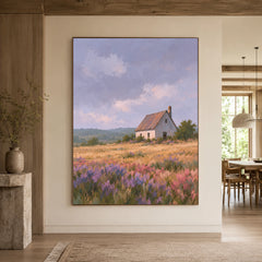 Textured & Impasto Art｜Lavender Daydream