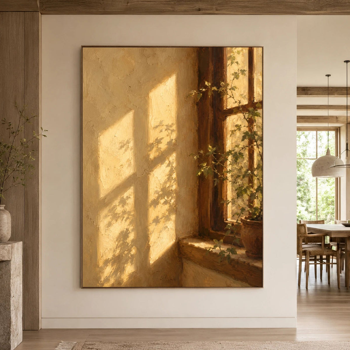 Expressive Contemporary Art｜Golden Ivy Silence