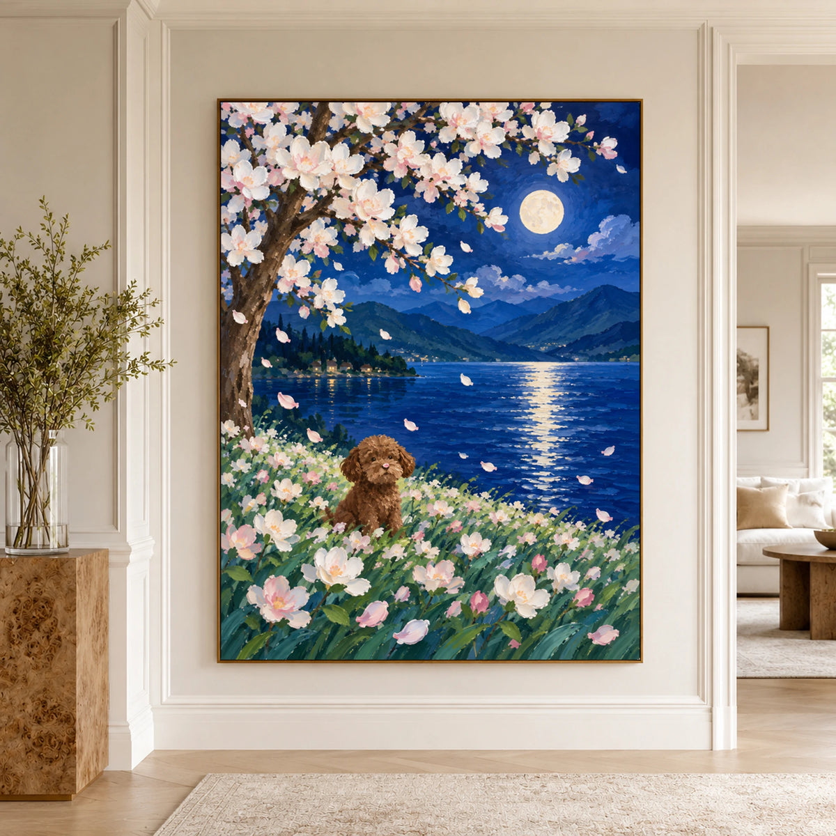 Modern Folk Art｜Moonlit Blossom Companion