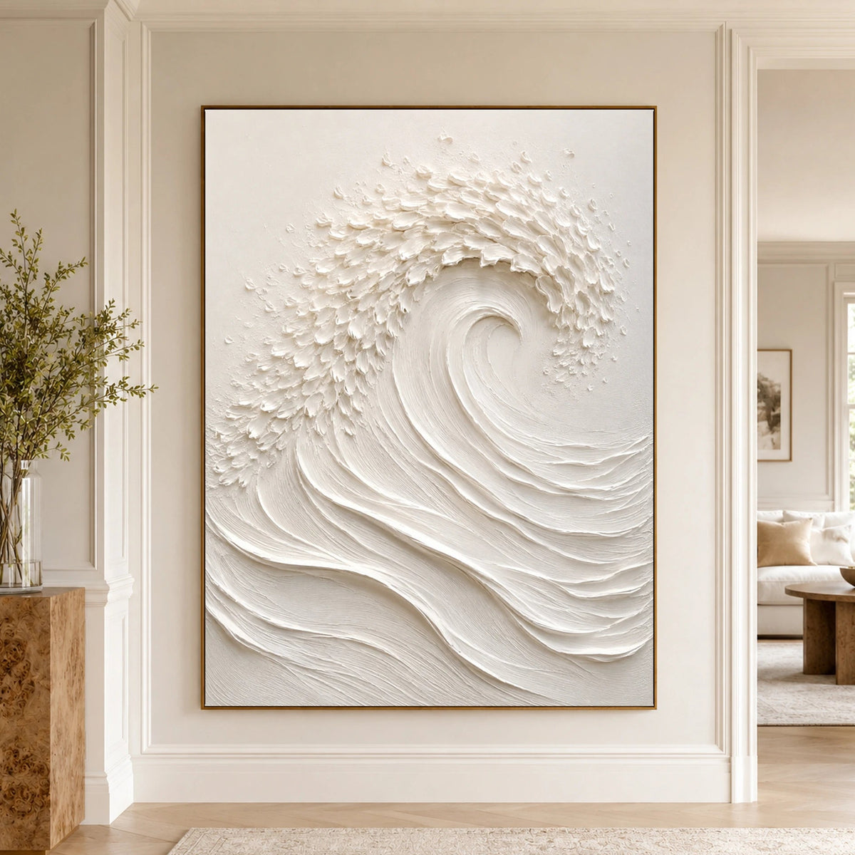 Textured & Impasto Art｜Ivory Crest