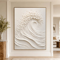 Textured & Impasto Art｜Ivory Crest