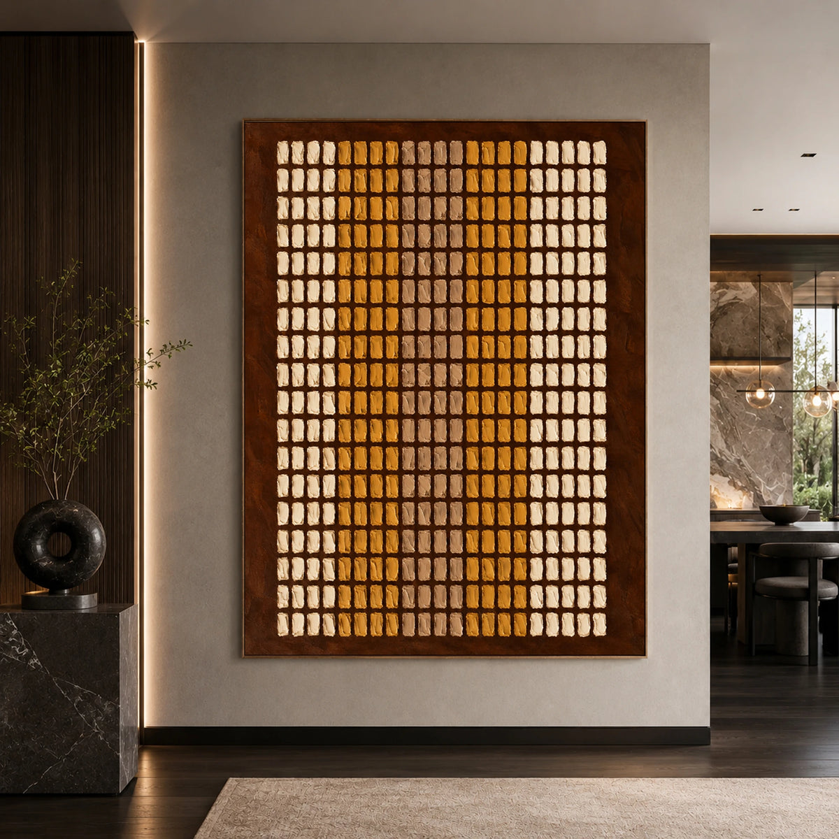 Textured & Impasto Art｜Golden Earth Rhythm