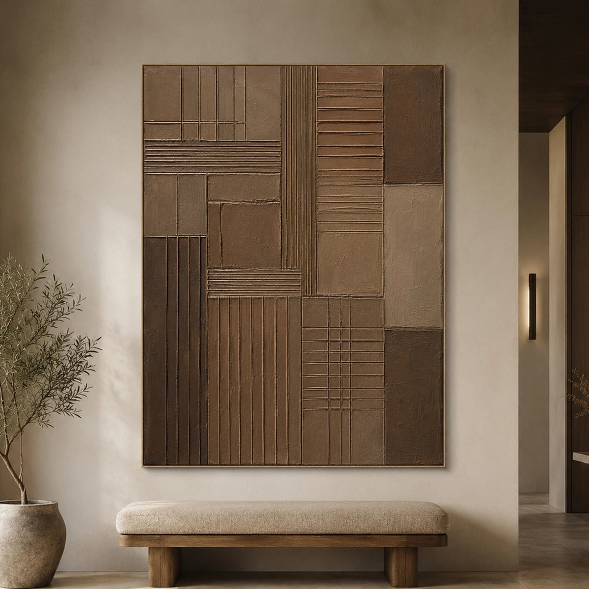 Textured & Impasto Art｜Terra Panel Rhythm