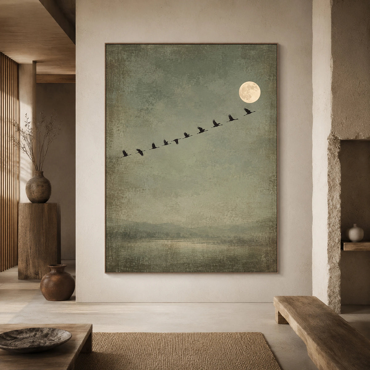 Expressive Contemporary Art｜Into the Moonlight