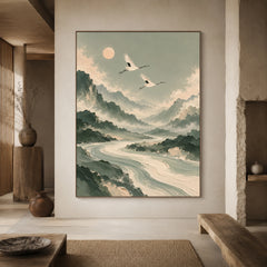 Expressive Contemporary Art｜Wings Over Still Waters