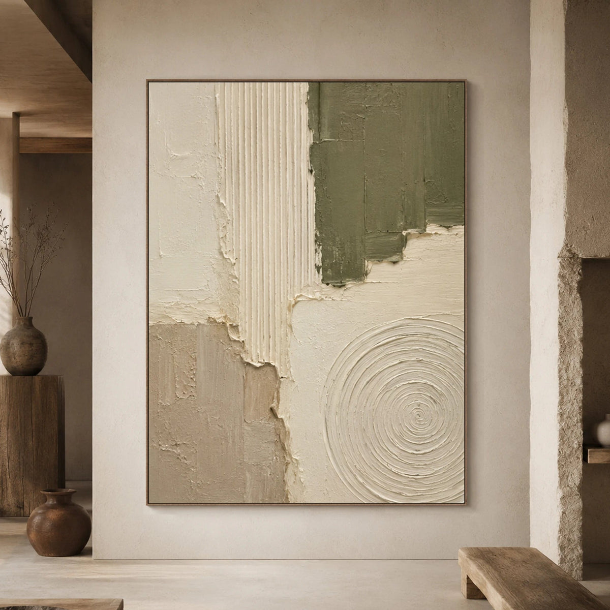 Textured & Impasto Art｜Olive Form Study