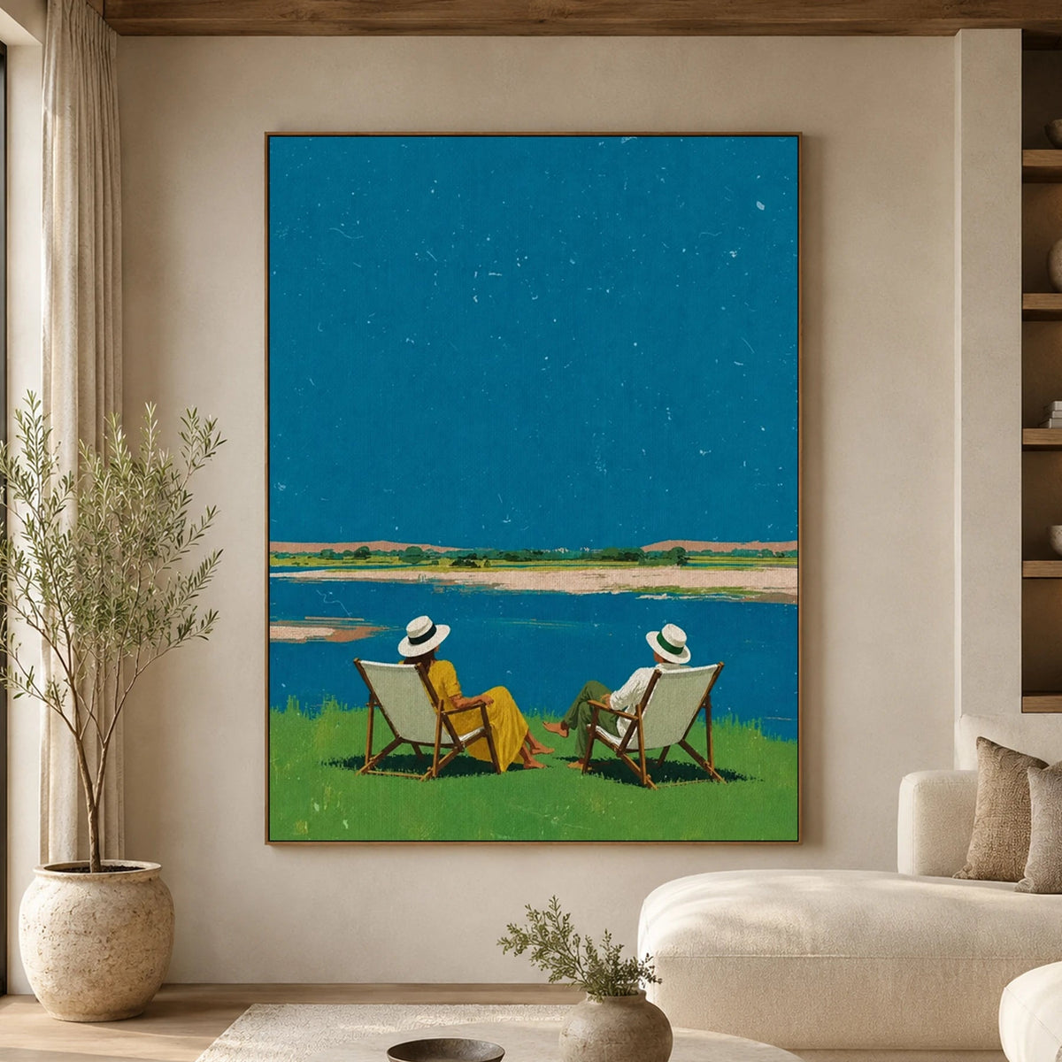 Modern Folk Art｜Summer Lakeside Escape