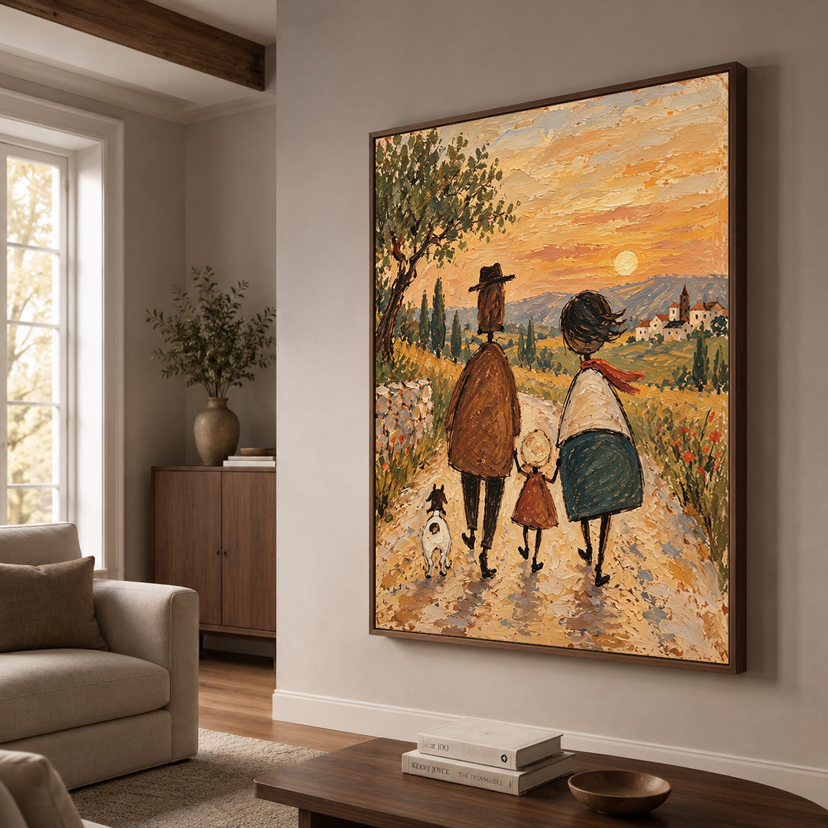 Modern Folk Art | Golden Road Home
