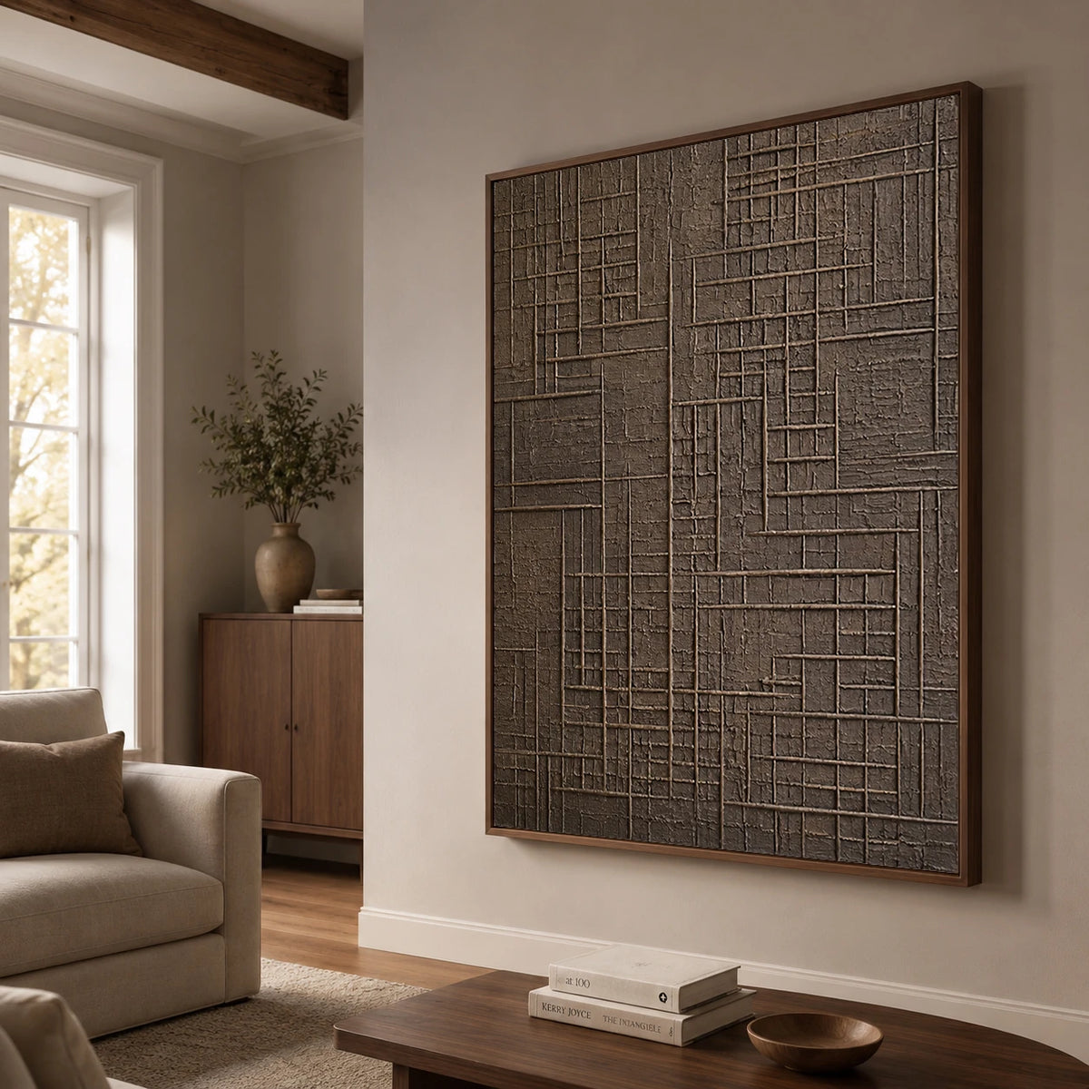 Textured & Impasto Art｜Bronze Linework