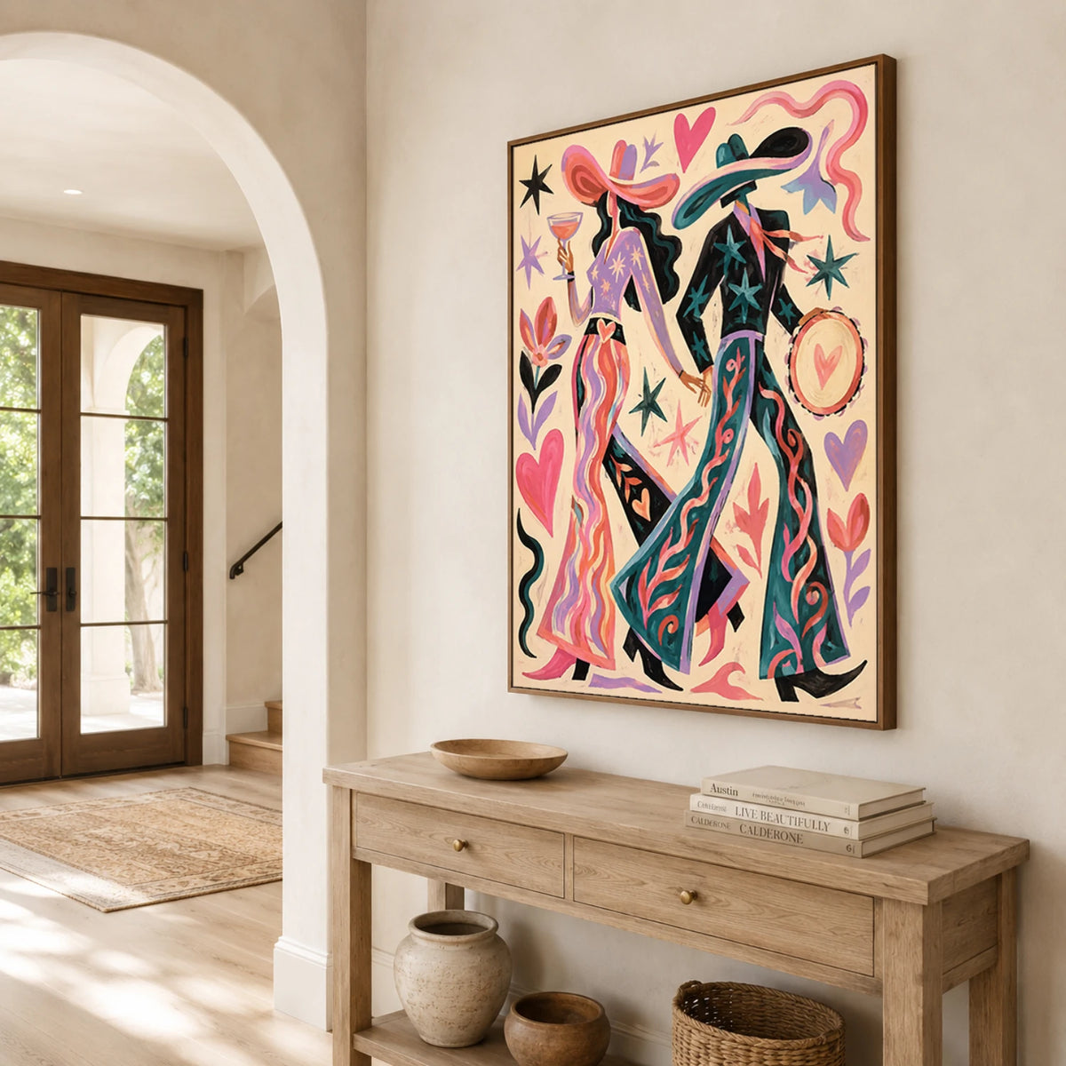 Western Pop Art｜Cosmic Cowgirl Romance