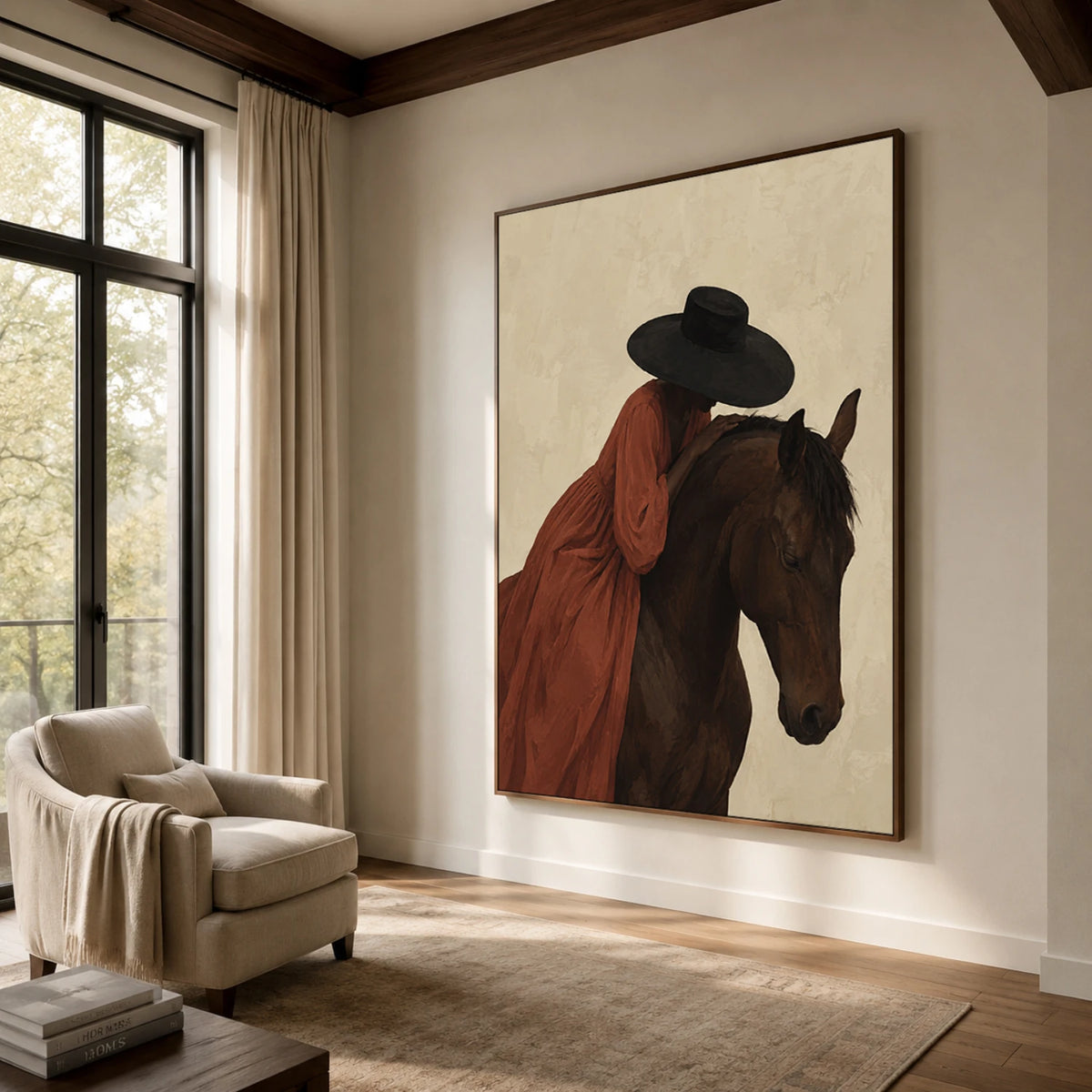 Vintage Americana Art｜Rust Embrace