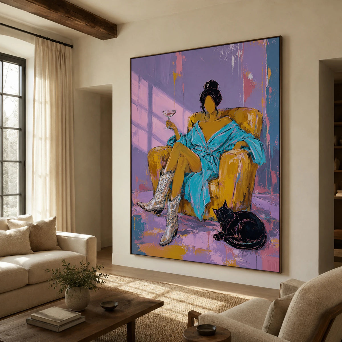 Western Pop Art｜Midnight Elegance