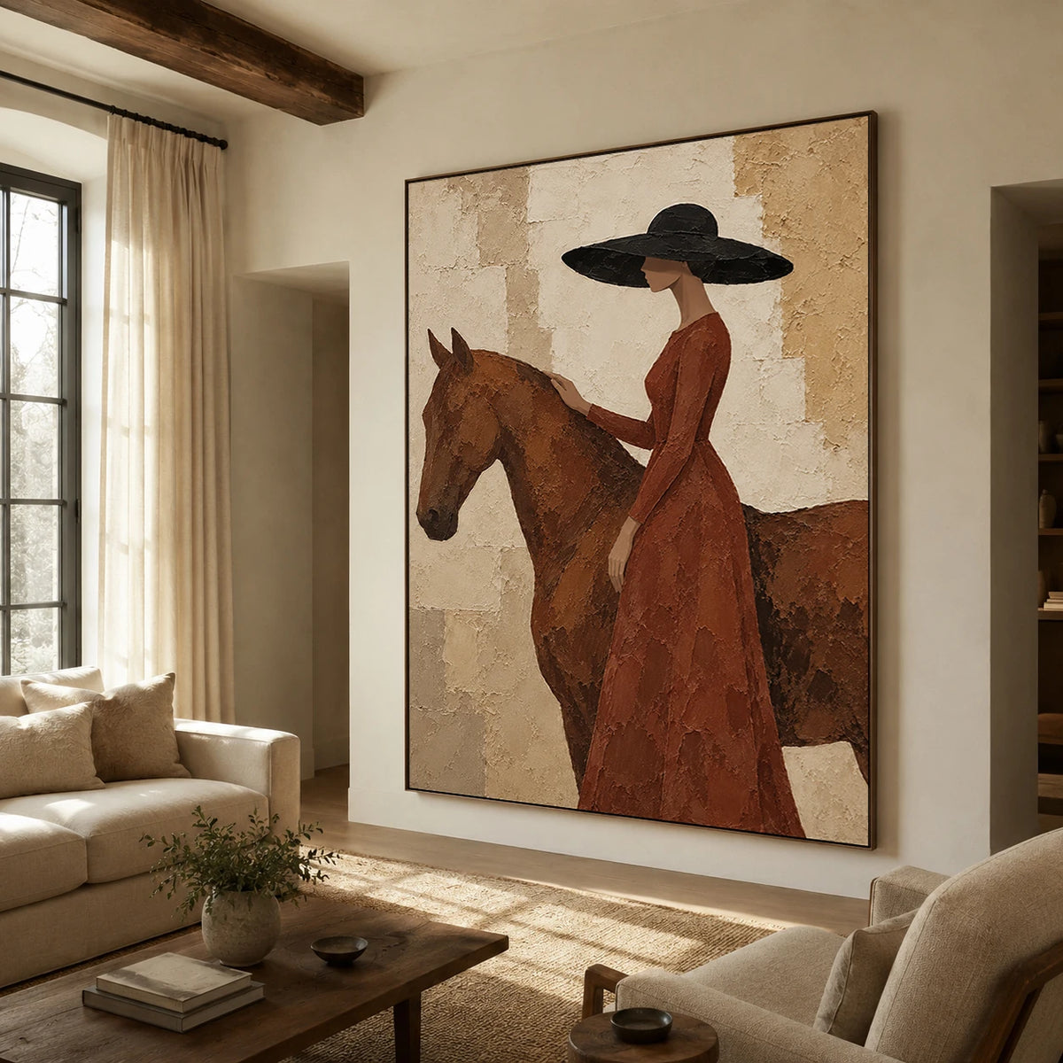 Vintage Americana Art｜Silent Rider