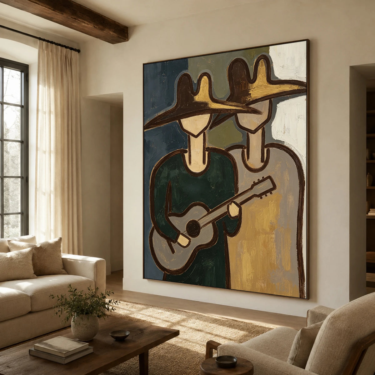 Vintage Americana Art｜Prairie Duet