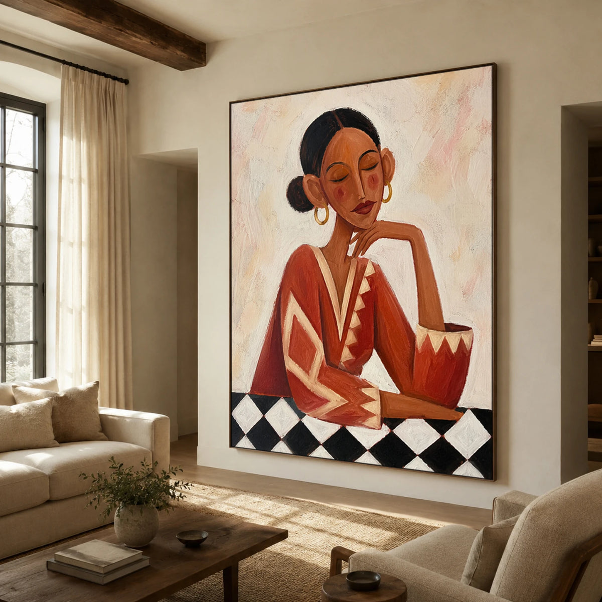 Modern Folk Art ｜ Terracotta Grace