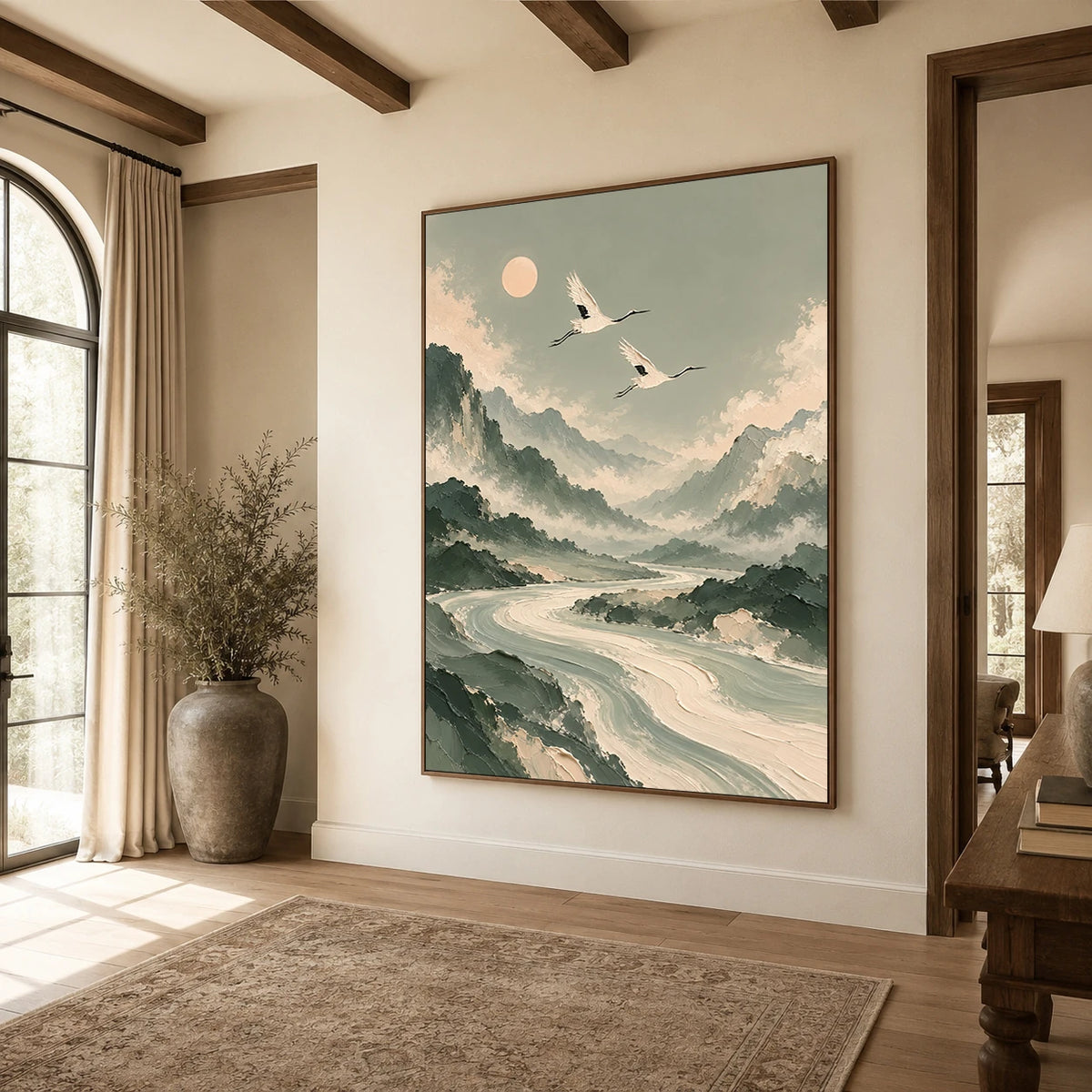 Expressive Contemporary Art｜Wings Over Still Waters