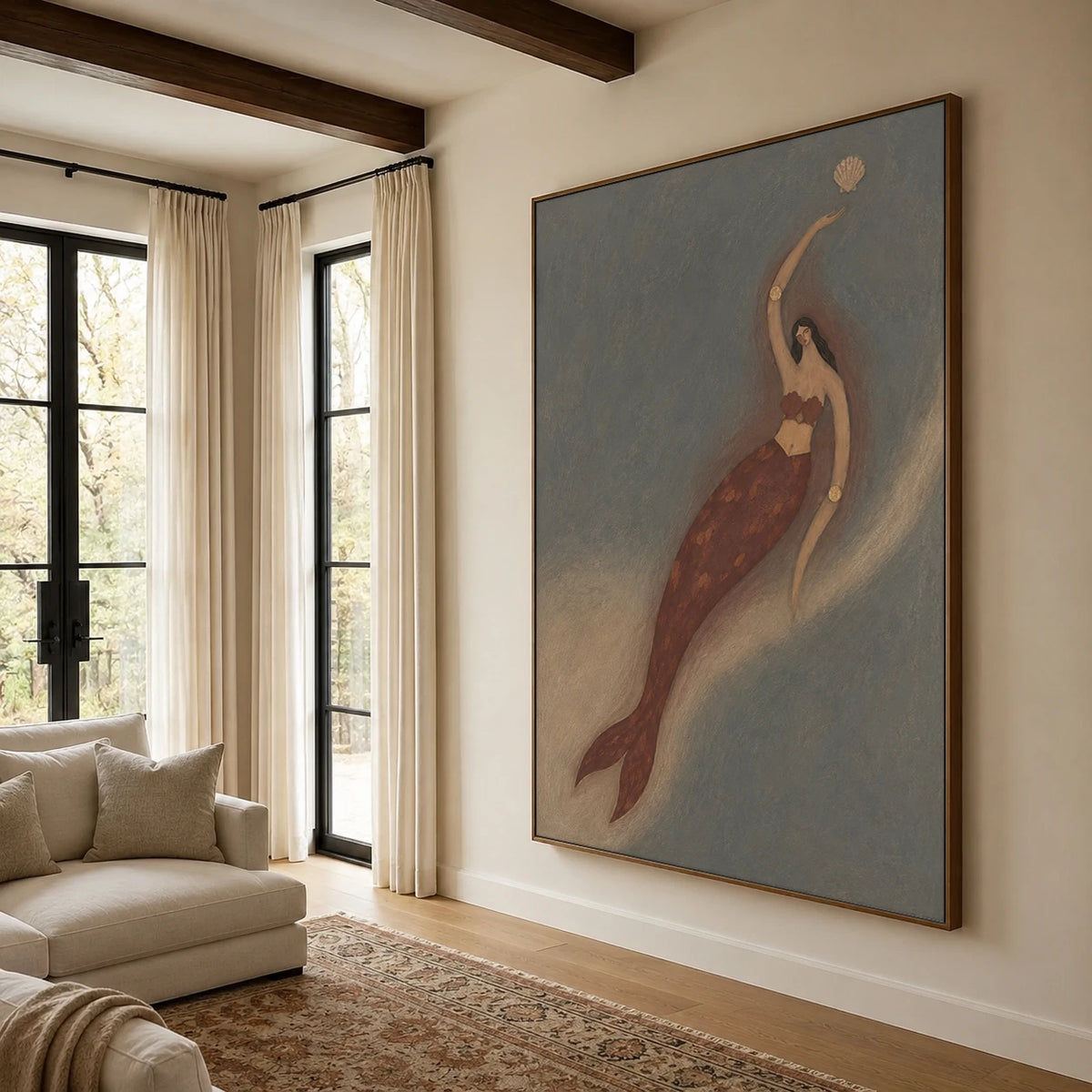 Modern Folk Art｜Mermaid Reverie