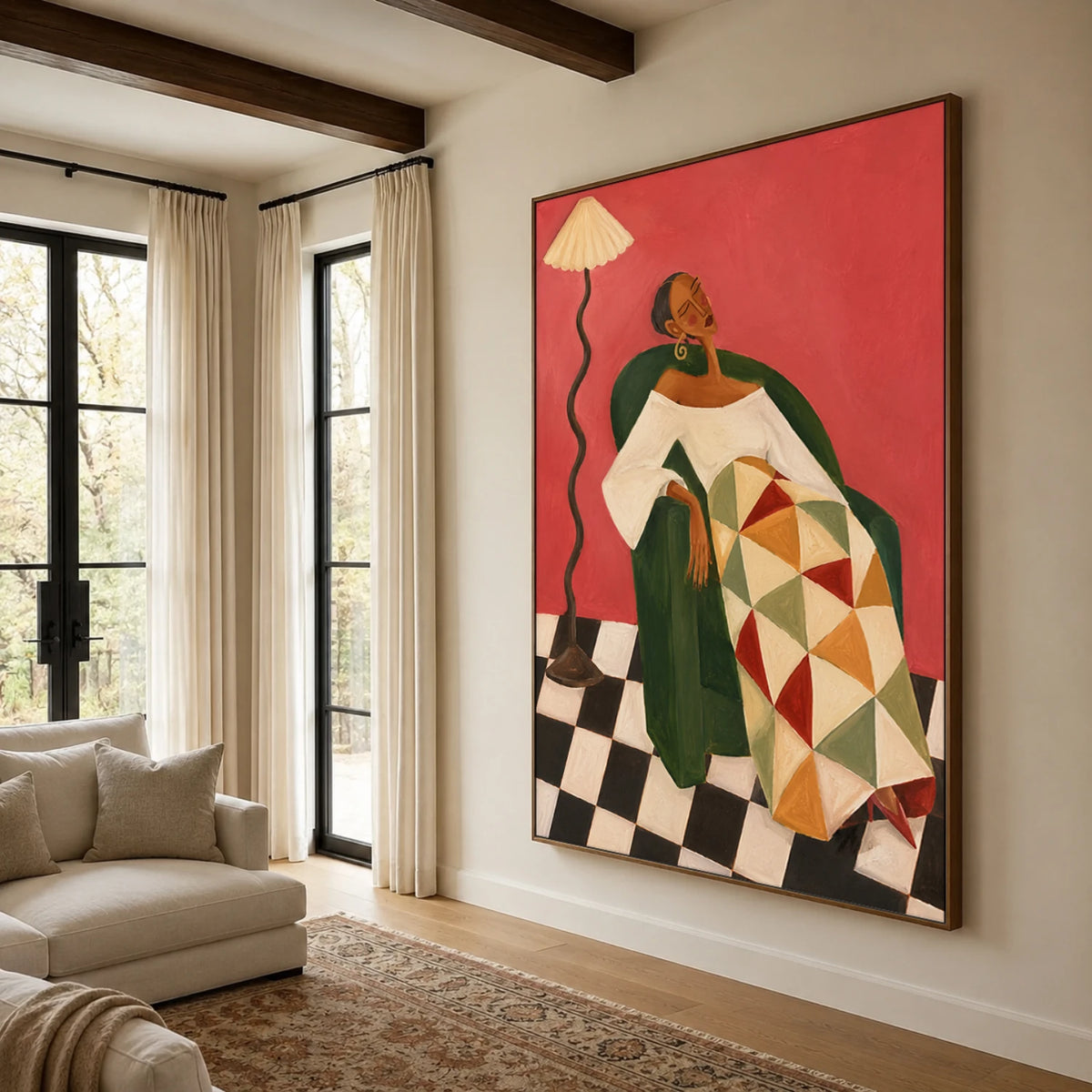 Modern Folk Art ｜ Coral Daydream