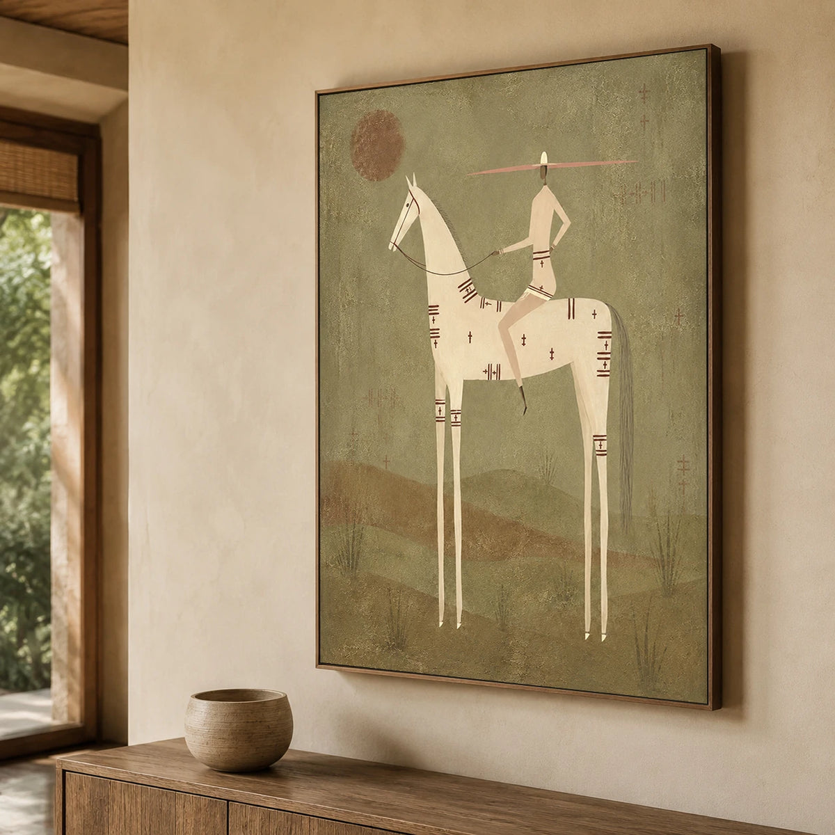 Vintage Americana Art｜Sage Prairie Rider