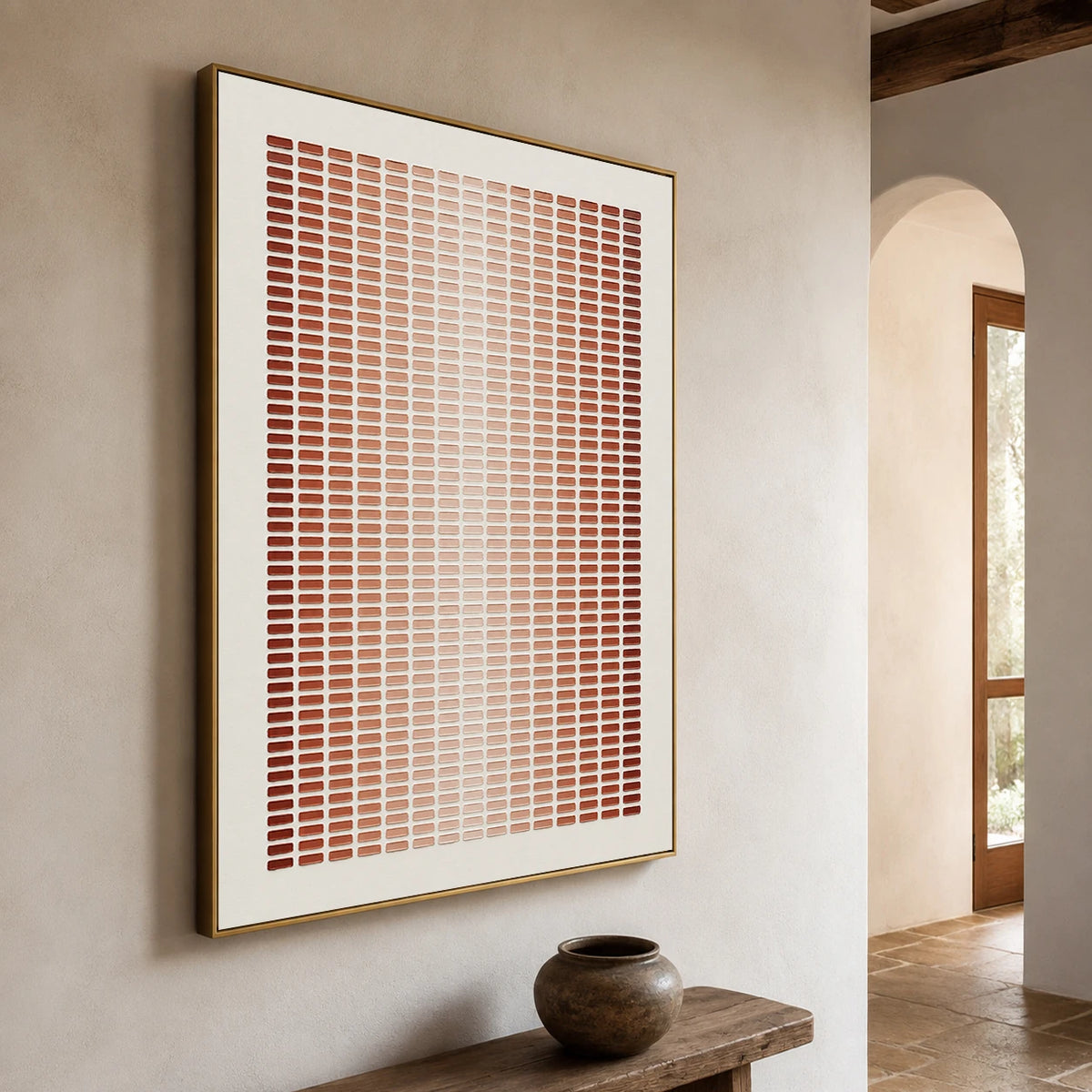Textured & Impasto Art｜Terracotta Rhythm