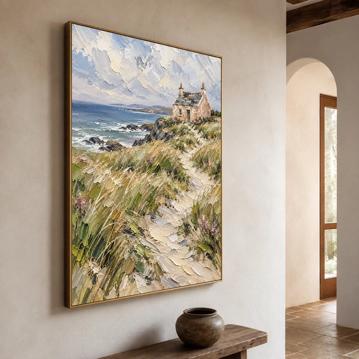 Textured & Impasto Art｜The Coastal Path