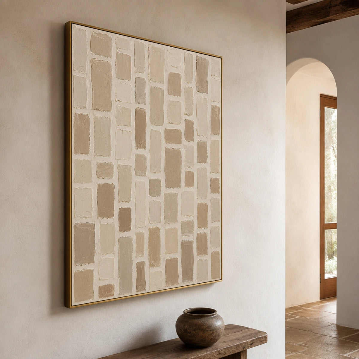 Textured & Impasto Art｜Soft Sand Mosaic
