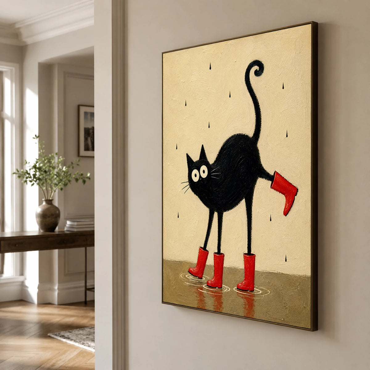 Modern Folk Art｜Rainy Boot Whiskers