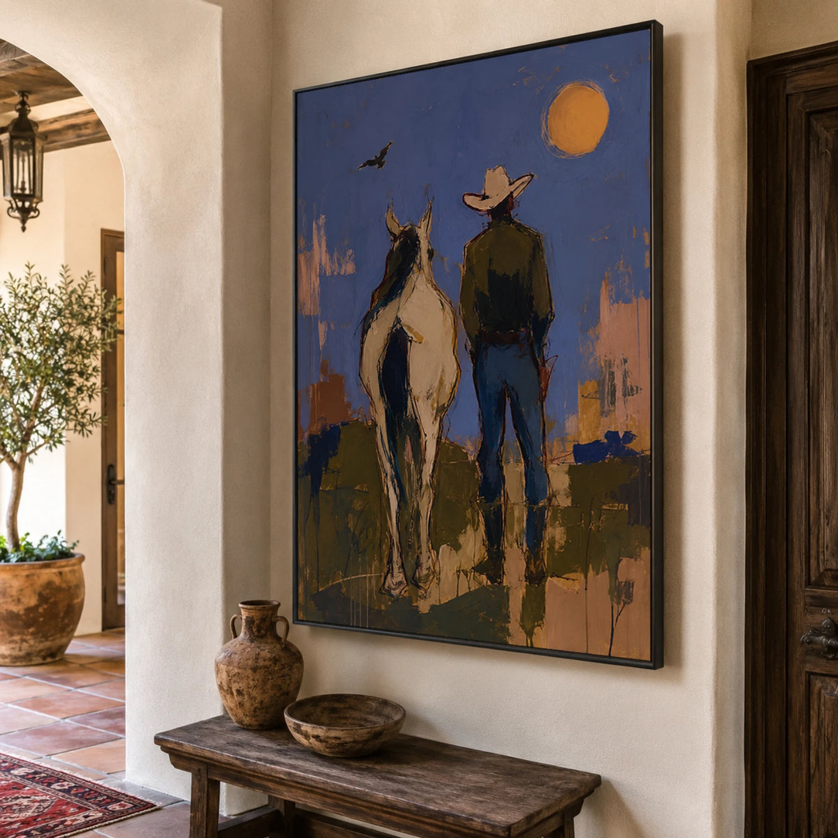 Western Pop Art｜Under the Desert Moon