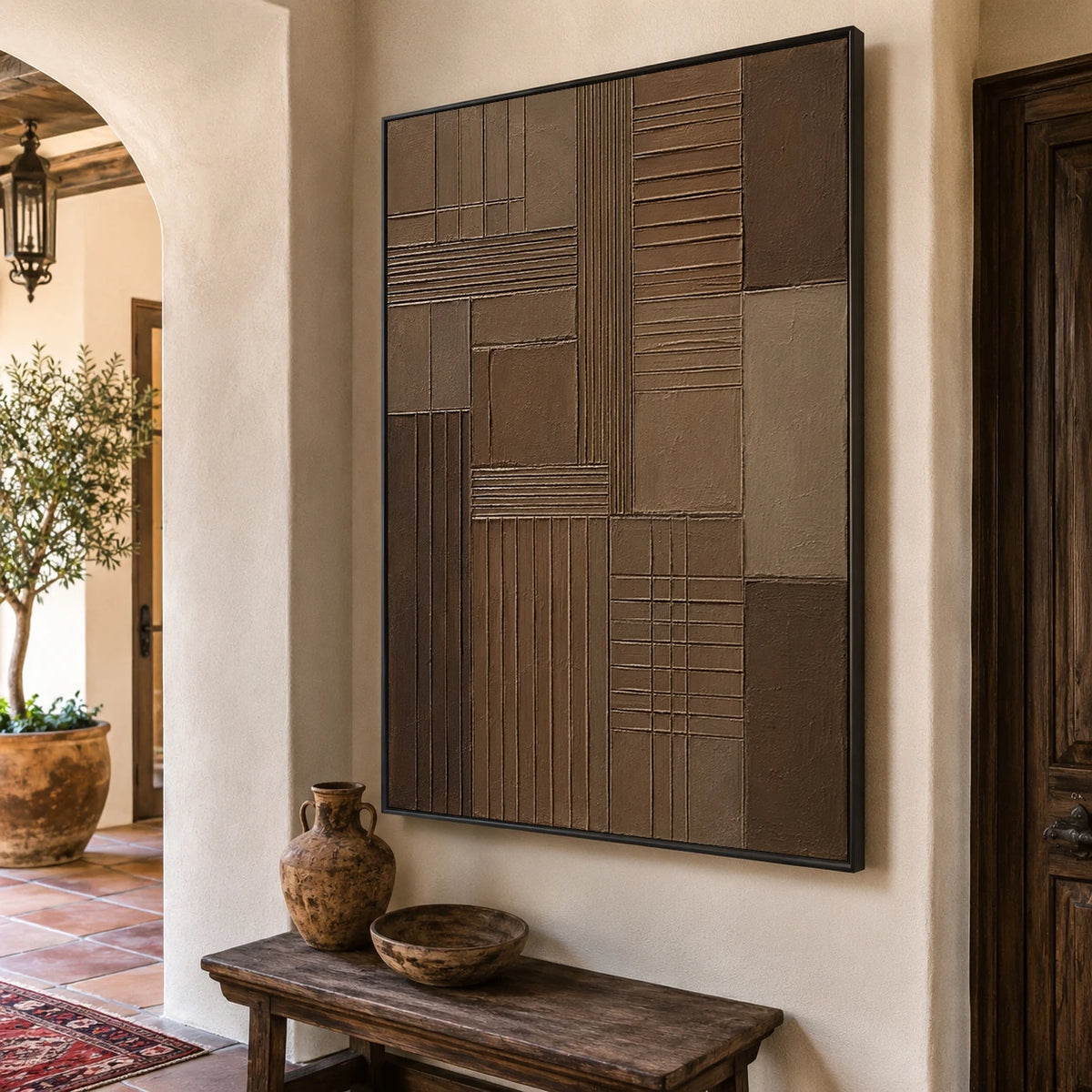 Textured & Impasto Art｜Terra Panel Rhythm