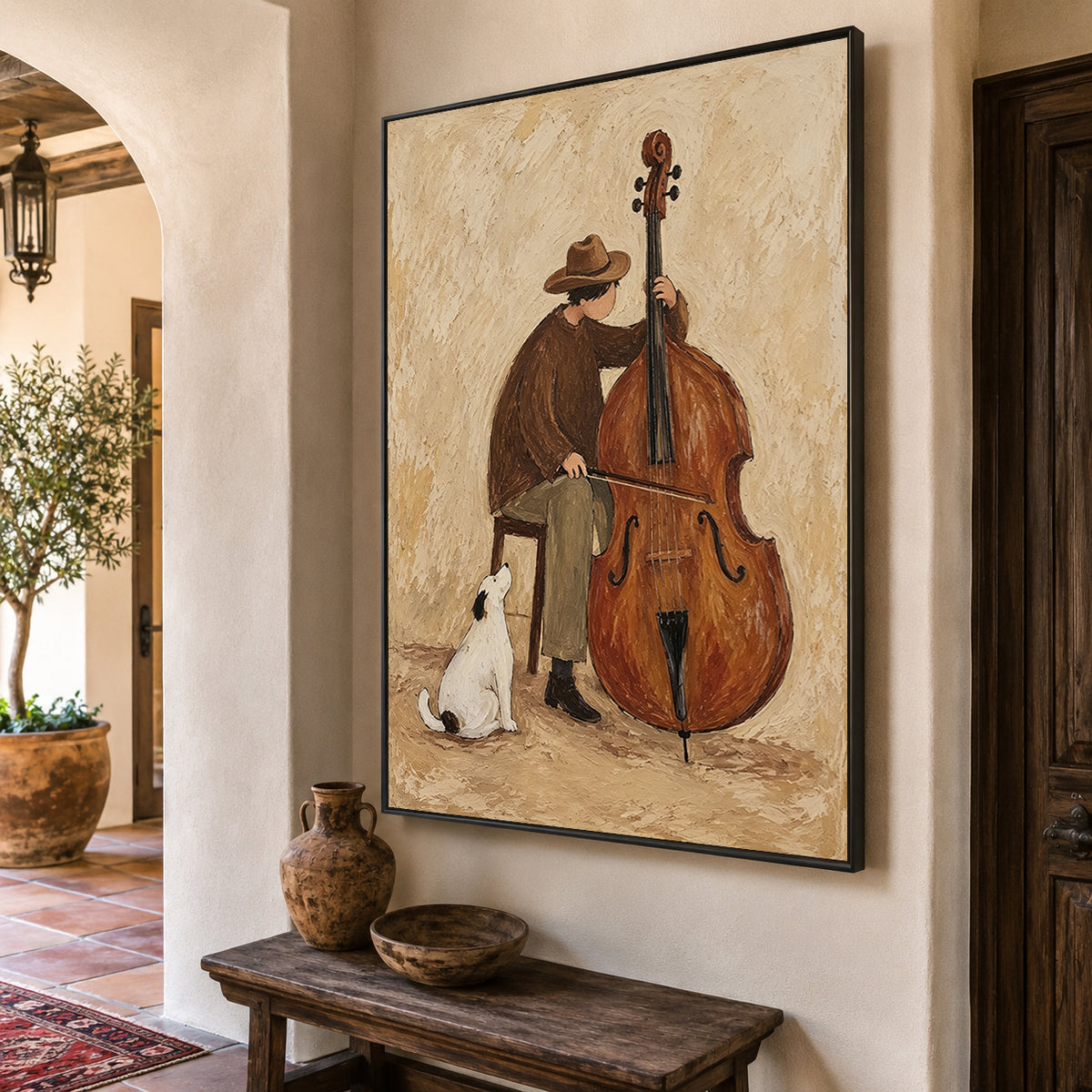 Modern Folk Art | Evening Notes & Loyal Companion