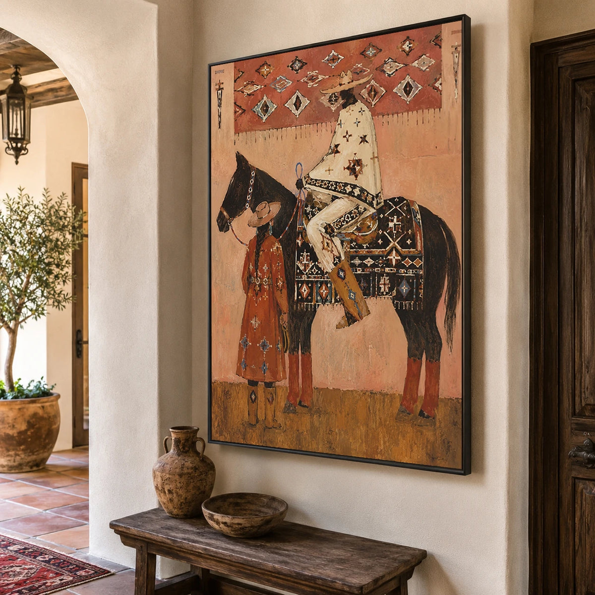 Modern Folk Art｜Horseback Rider