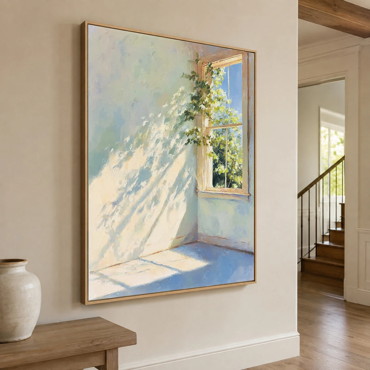 Expressive Contemporary Art｜Sunlit Window Reverie