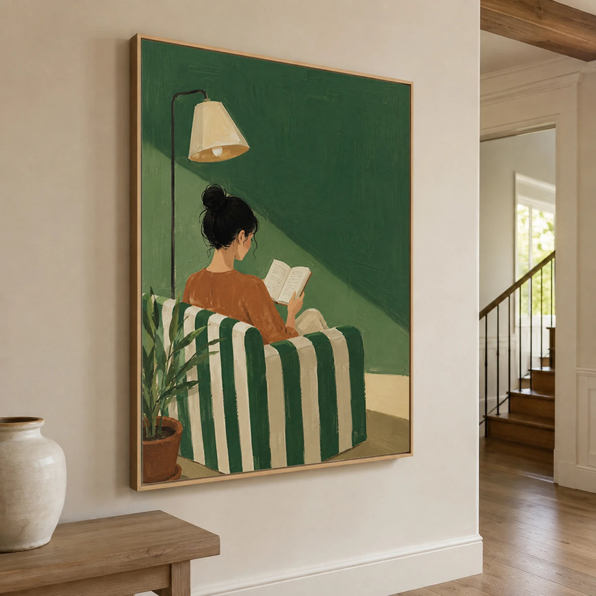 Modern Folk Art｜Emerald Reading Hour