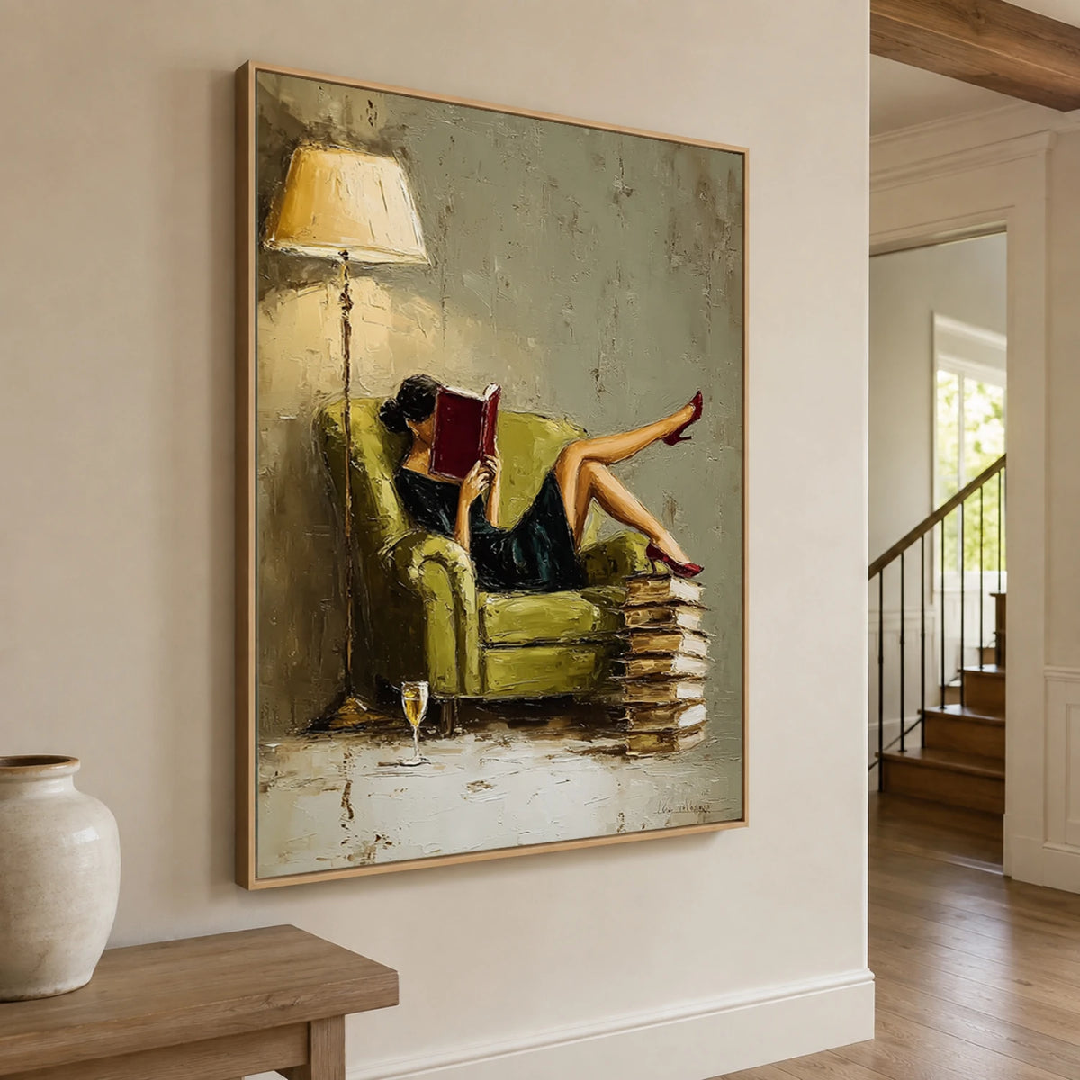 Modern Folk Art｜Olive Reading Reverie
