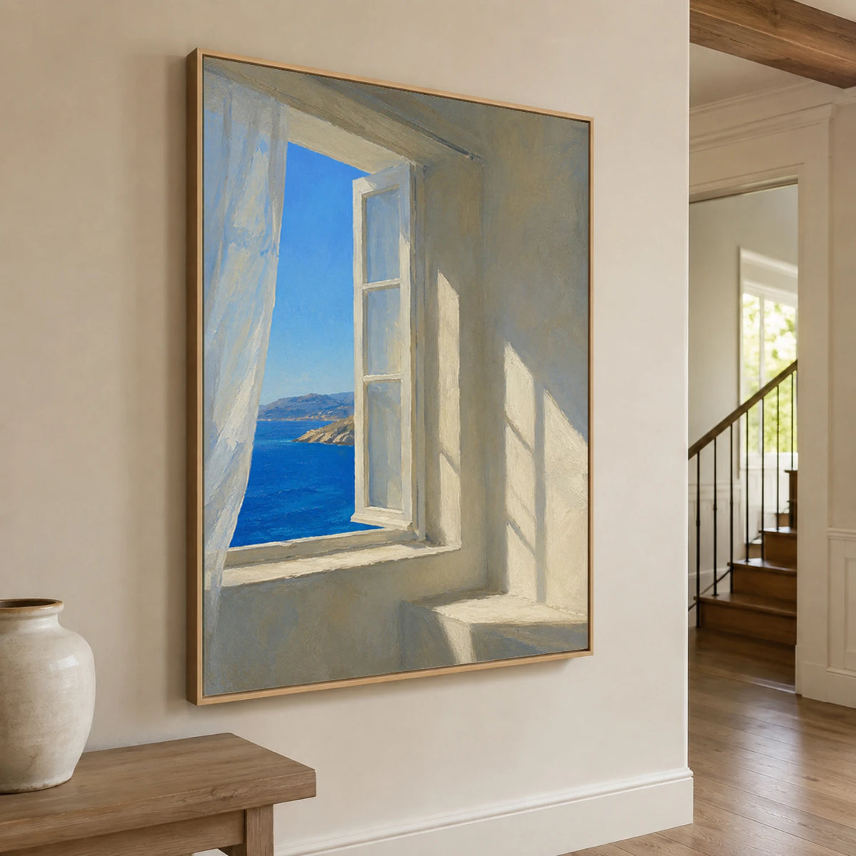 Expressive Contemporary Art｜Aegean Window Light