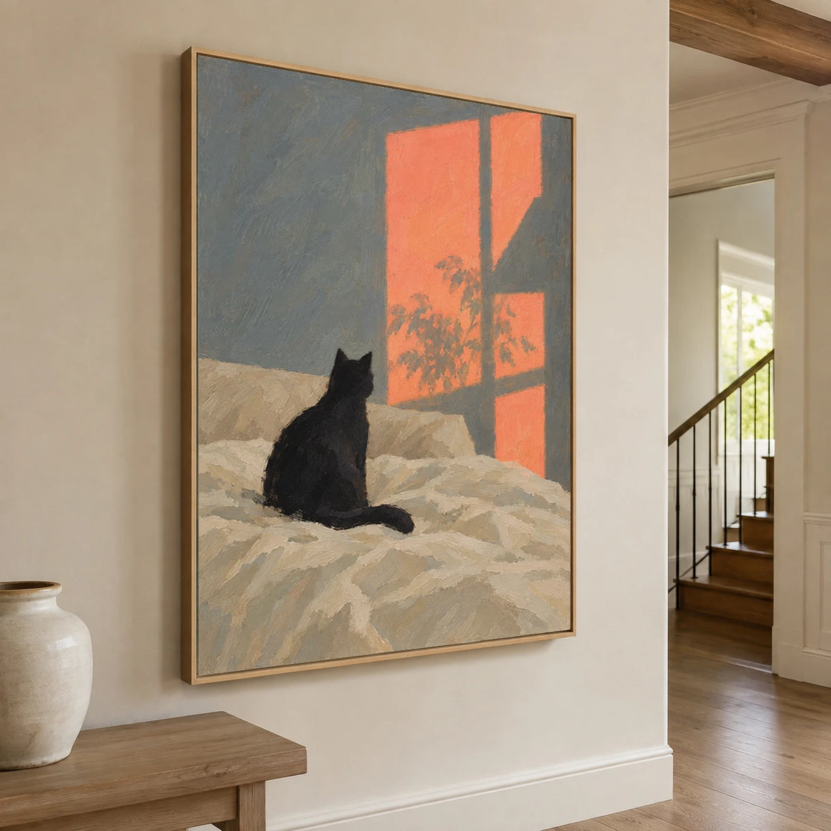 Expressive Contemporary Art｜Quiet Window Companion