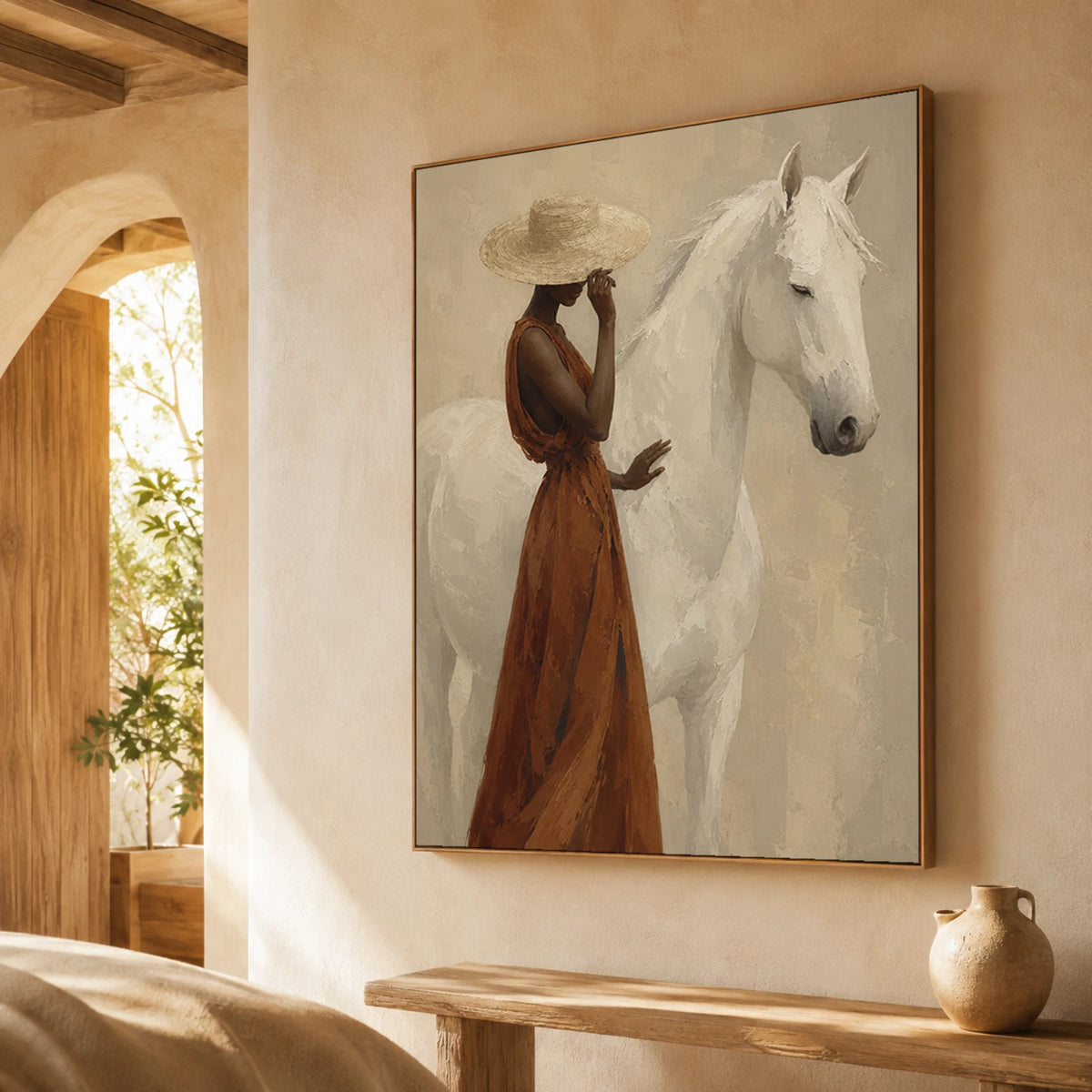 Vintage Americana Art｜Sunlit Companion