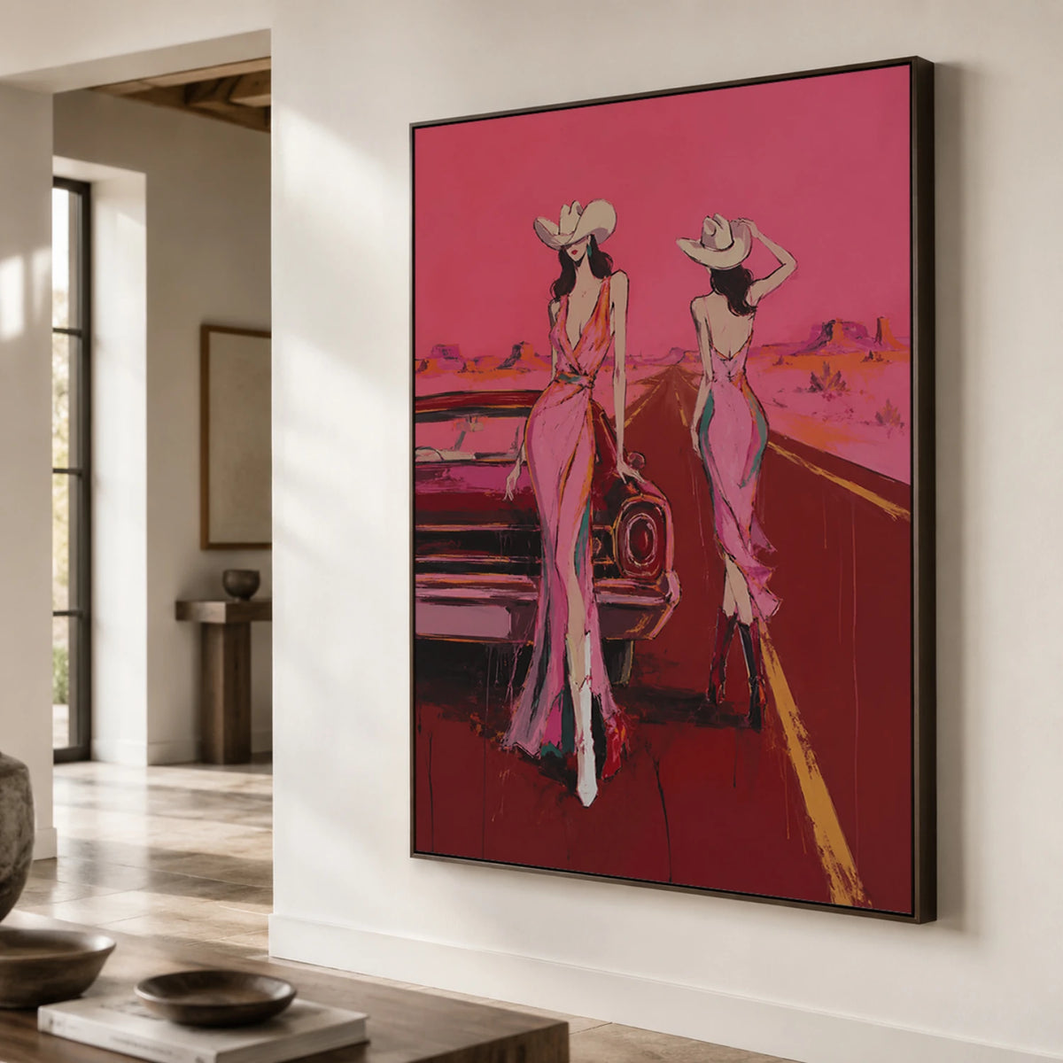 Western Pop Art｜Pink Desert Roadtrip