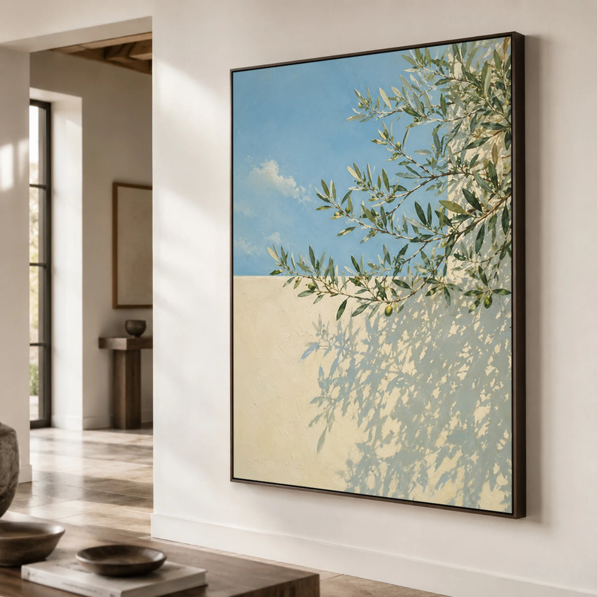 Expressive Contemporary Art｜Mediterranean Olive Light