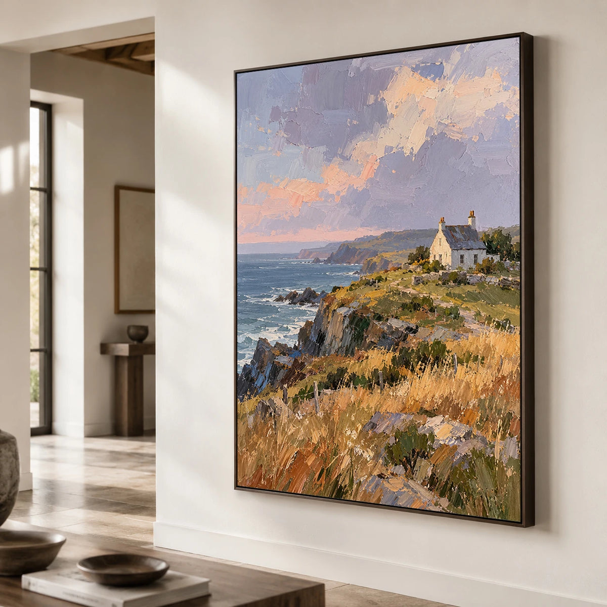 Textured & Impasto Art｜Beyond the Quiet Shore