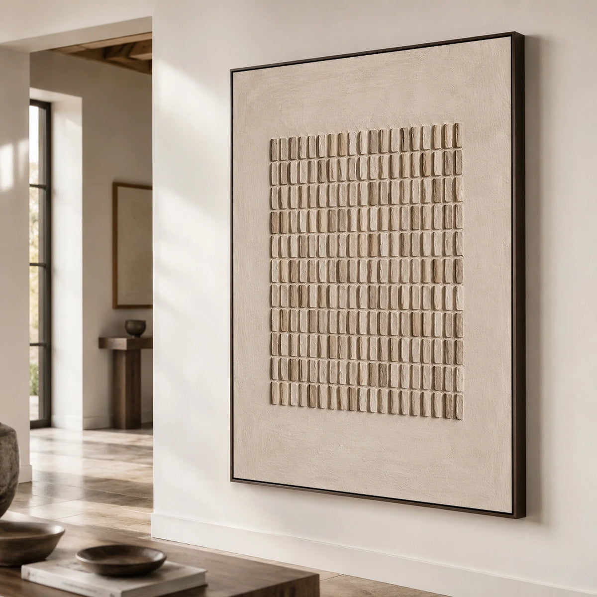 Textured & Impasto Art｜Woven Stillness