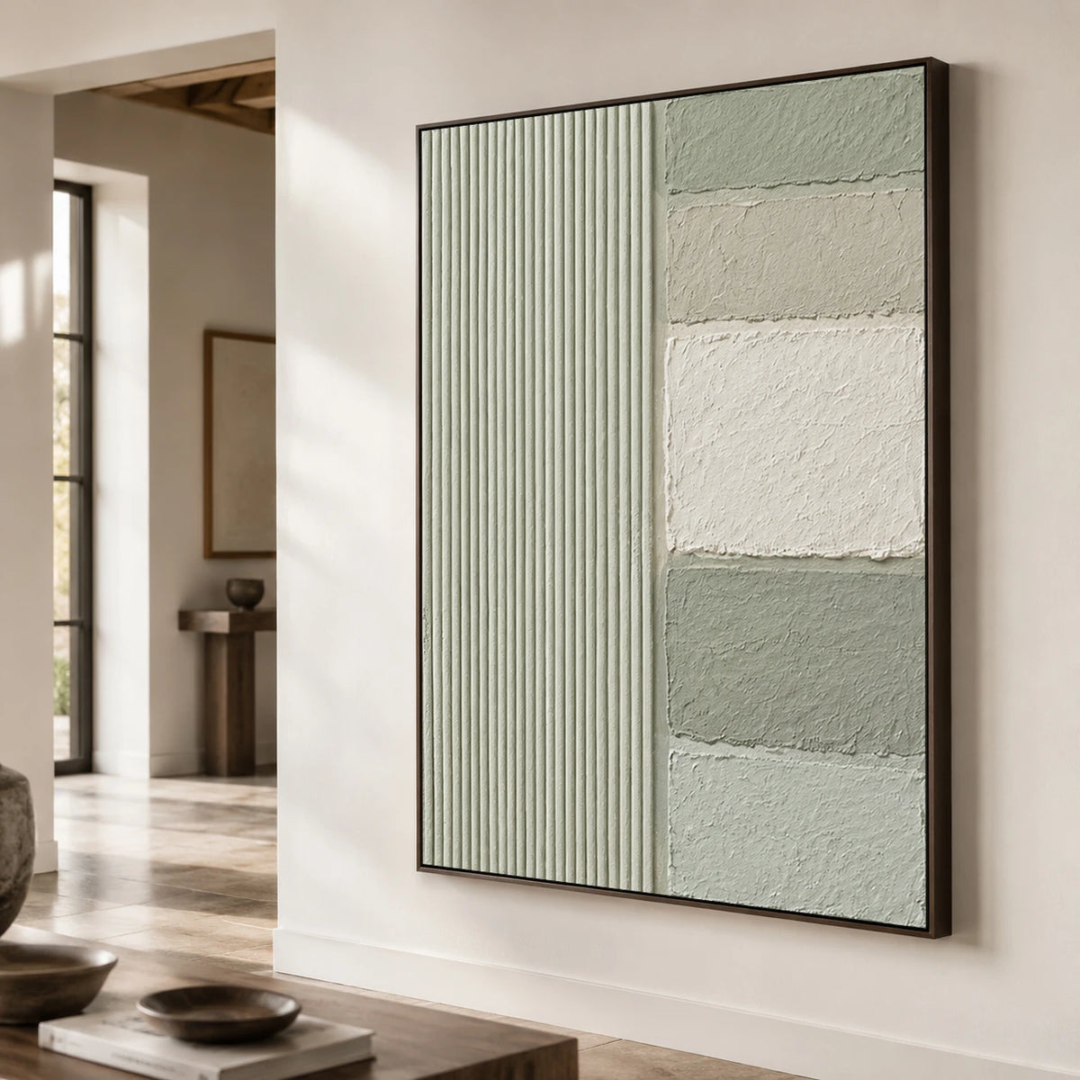 Textured & Impasto Art｜Sage Structure