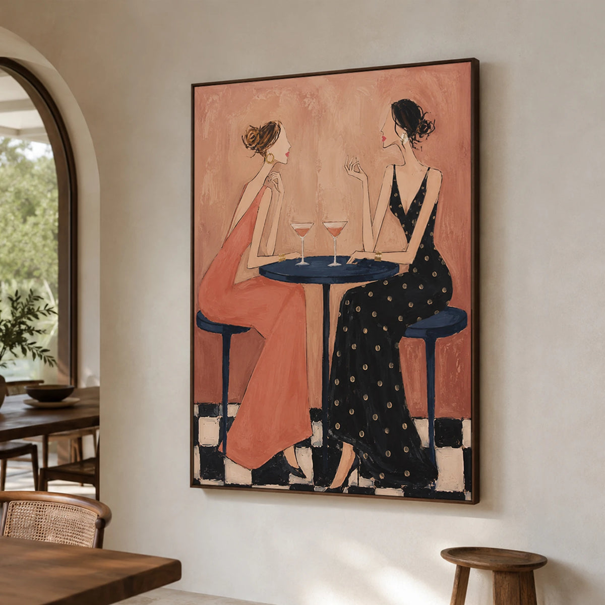 Modern Folk Art｜Girls at the Table