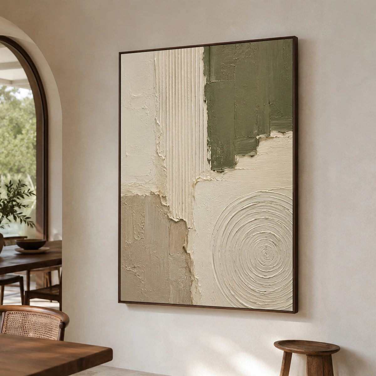 Textured & Impasto Art｜Olive Form Study