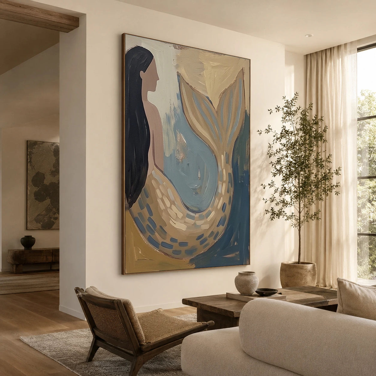 Modern Folk Art｜Mermaid Tides
