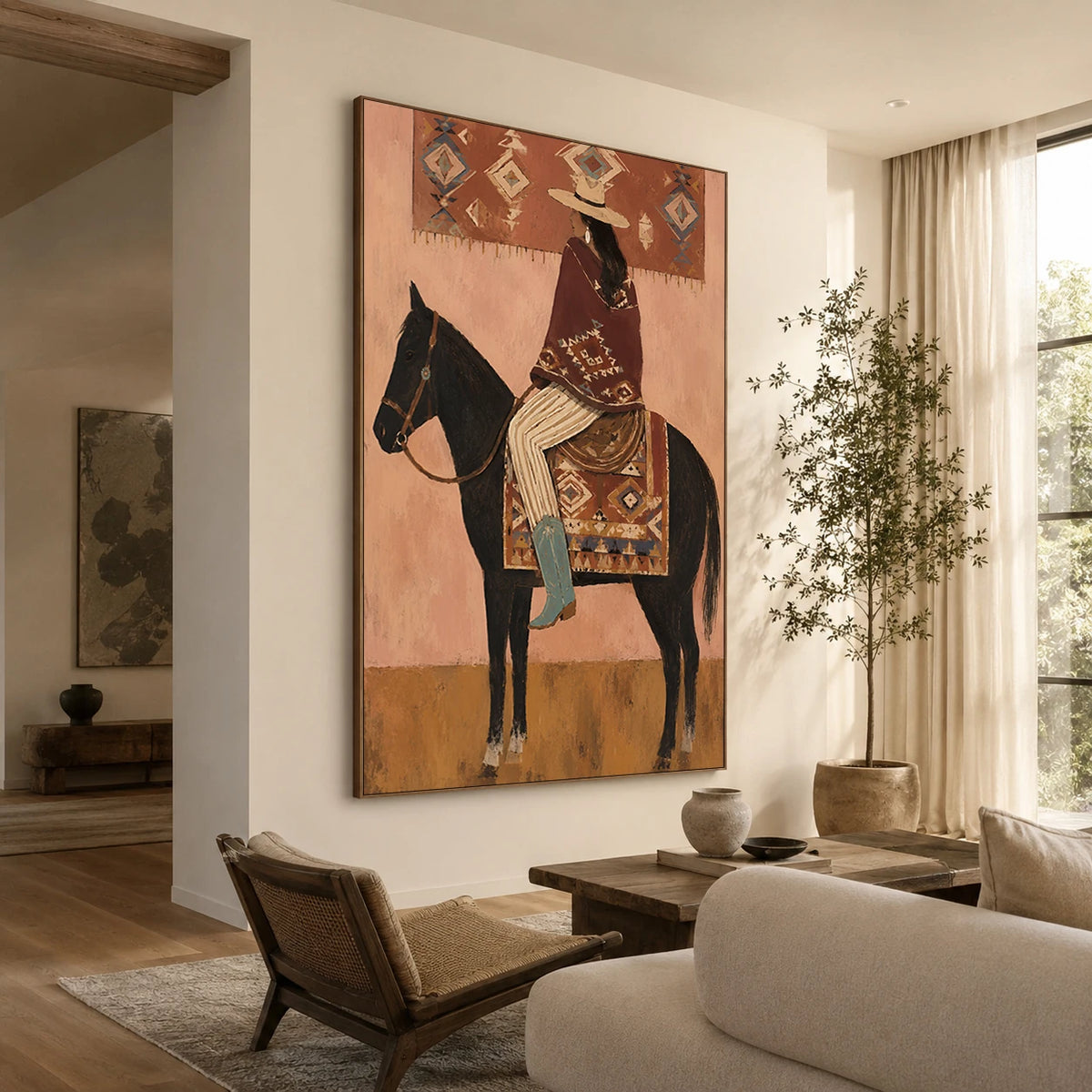 Modern Folk Art｜Desert Cowgirl